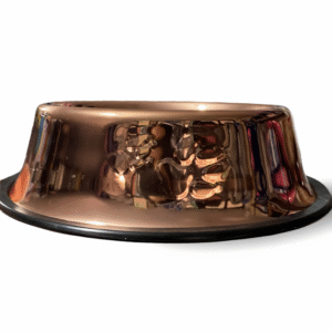 Tazón para mascota pequeño con huellas en relieve